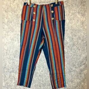 Chaser Women's striped pants Size S New with tag